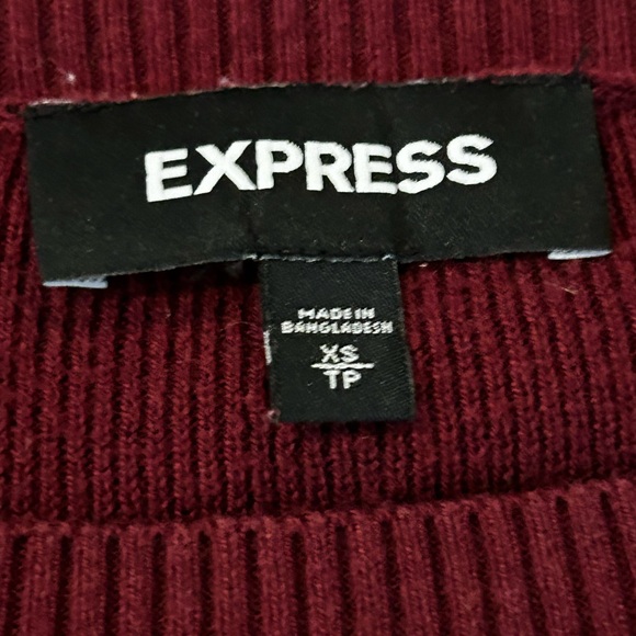 EUC Lot of 4 Express Crewneck Sweaters sz XS - Picture 10 of 11